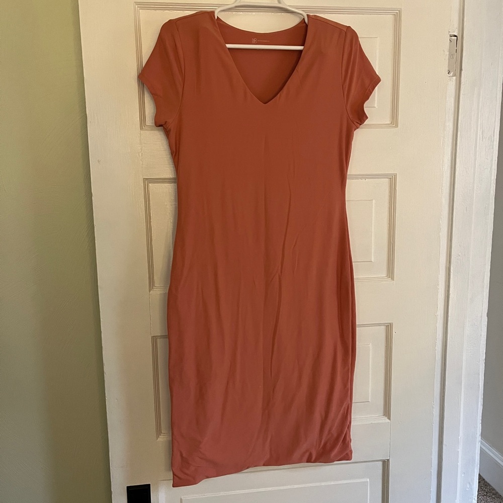 No Boundaries V-Neck Midi Dress